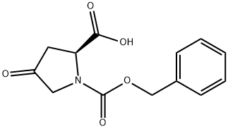 N-CBZ-4-氧-L-脯氨酸 结构式