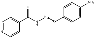 1'(or 2')-(p-aminobenzylidene)isonicotinohydrazide  结构式