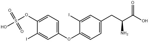 3,3'-diiodothyronine-4-sulfate 结构式
