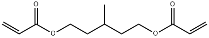 3-甲基-1,5戊二醇二丙烯酸酯(MPDDA) 结构式