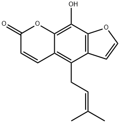 别欧前胡素 结构式