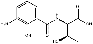 N-(3-Amino-2-hydroxybenzoyl)-L-threonine 结构式