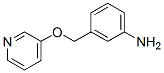 Benzenamine, 3-[(3-pyridinyloxy)methyl]- (9CI) 结构式