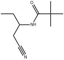 Propanamide,  N-[1-(cyanomethyl)propyl]-2,2-dimethyl- 结构式