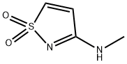 3-Isothiazolamine, N-methyl-, 1,1-dioxide (9CI) 结构式