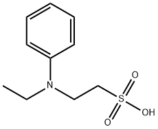 N-Ethyl-N-phenyltaurine 结构式