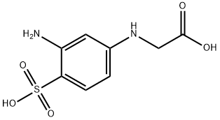 N-(3-amino-4-sulfophenyl)glycine 结构式