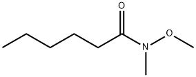 N-甲氧基-N-甲基己酰胺 结构式