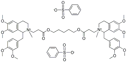 苯磺酸阿曲库铵 结构式
