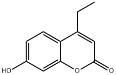 4-乙基-7-羟基香豆素 结构式