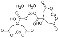 二水柠檬酸钴(II) 结构式
