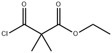 2-氯甲酰基-2-甲基丙酸乙酯 结构式