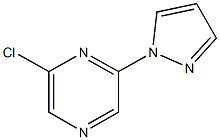 2-氯-6-(吡唑-1-基)吡嗪 结构式