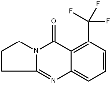 2,3-二氢-8-(三氟甲基)吡咯并[2,1-B]喹唑啉-9(1H)-酮 结构式