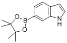吲哚-6-硼酸频哪醇酯 结构式