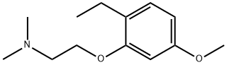 Ethanamine, 2-(2-ethyl-5-methoxyphenoxy)-N,N-dimethyl- (9CI) 结构式