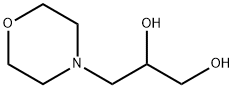 3-(4-吗啉基)-1,2-丙烷二醇 结构式