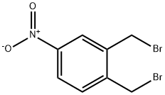 1,2-二溴甲基-4-硝基苯 结构式