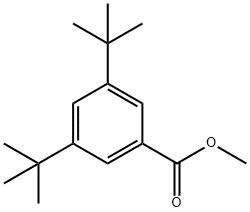 3,5-二叔丁基苯甲酸甲酯 结构式