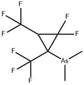 Arsine, 2,2-difluoro-1,3-bis(trifluoromethyl)cyclopropyldimethyl- 结构式