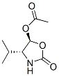 2-Oxazolidinone,5-(acetyloxy)-4-(1-methylethyl)-,(4R,5S)-(9CI) 结构式