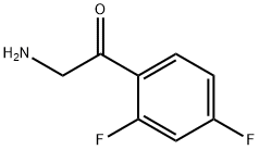 2-氨基-2',4'-二氟苯乙酮 结构式