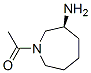 1H-Azepin-3-amine, 1-acetylhexahydro-, (3S)- (9CI) 结构式