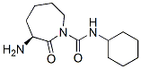 1H-Azepine-1-carboxamide,3-amino-N-cyclohexylhexahydro-2-oxo-,(3S)- 结构式