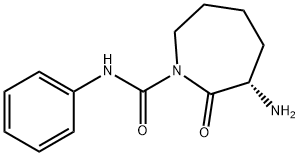 1H-Azepine-1-carboxamide,3-aminohexahydro-2-oxo-N-phenyl-,(3S)-(9CI) 结构式