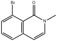 8-BROMO-2-METHYLISOQUINOLIN-1(2H)-ONE 结构式