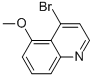 4-溴-5-甲氧基-喹啉 结构式