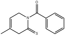 2(1H)-Pyridinethione,  1-benzoyl-3,6-dihydro-4-methyl-  (7CI,8CI) 结构式