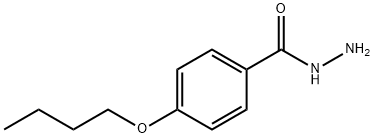 4-丁氧基苯甲酰肼 结构式