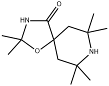 2,2,7,7,9,9-hexamethyl-1-oxa-3,8-diazaspiro[4.5]decan-4-one 结构式