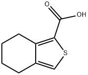 4,5,6,7-四氢-2-苯并噻吩-1-羧酸 结构式