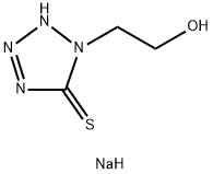 1-2-羟乙基)-5-巯基-1H-四氮唑钠盐 结构式