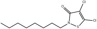 4,5-二氯-2-正辛基-3-异噻唑啉酮 结构式