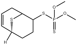 Phosphorodithioic acid O,O-dimethyl S-(9-thiabicyclo[3.3.1]non-6-en-2-yl) ester 结构式