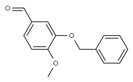 3-苄氧基-4-甲氧基苯甲醛 结构式