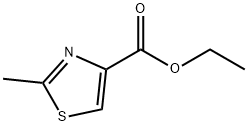 2-甲基噻唑-4-甲酸乙酯 结构式