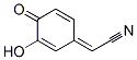 Acetonitrile, (3-hydroxy-4-oxo-2,5-cyclohexadien-1-ylidene)-, (2E)- (9CI) 结构式