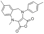 4,7-DIMETHYL-10-P-TOLYL-9,10-DIHYDRO-4H-2-OXA-4,10-DIAZA-BENZO[F]AZULENE-1,3-DIONE 结构式