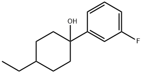 Cyclohexanol, 4-ethyl-1-(3-fluorophenyl)- (9CI) 结构式