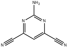 4,6-Pyrimidinedicarbonitrile, 2-amino- (9CI) 结构式