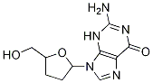 2-AMino-9-[5-(hydroxyMethyl)oxolan-2-yl]-3H-purin-6-one 结构式