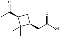 cis-3-Acetyl-2,2-dimethylcyclobutaneacetic acid