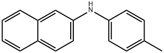 N-(对甲苯基)-2-萘胺 结构式