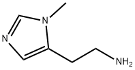 2-(3-methylimidazol-4-yl)ethanamine 结构式