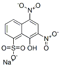 8-Hydroxy-5,7-dinitronaphthalene-1-sulfonic acid sodium salt 结构式