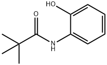 N-(2-羟基苯基)新戊酰胺 结构式